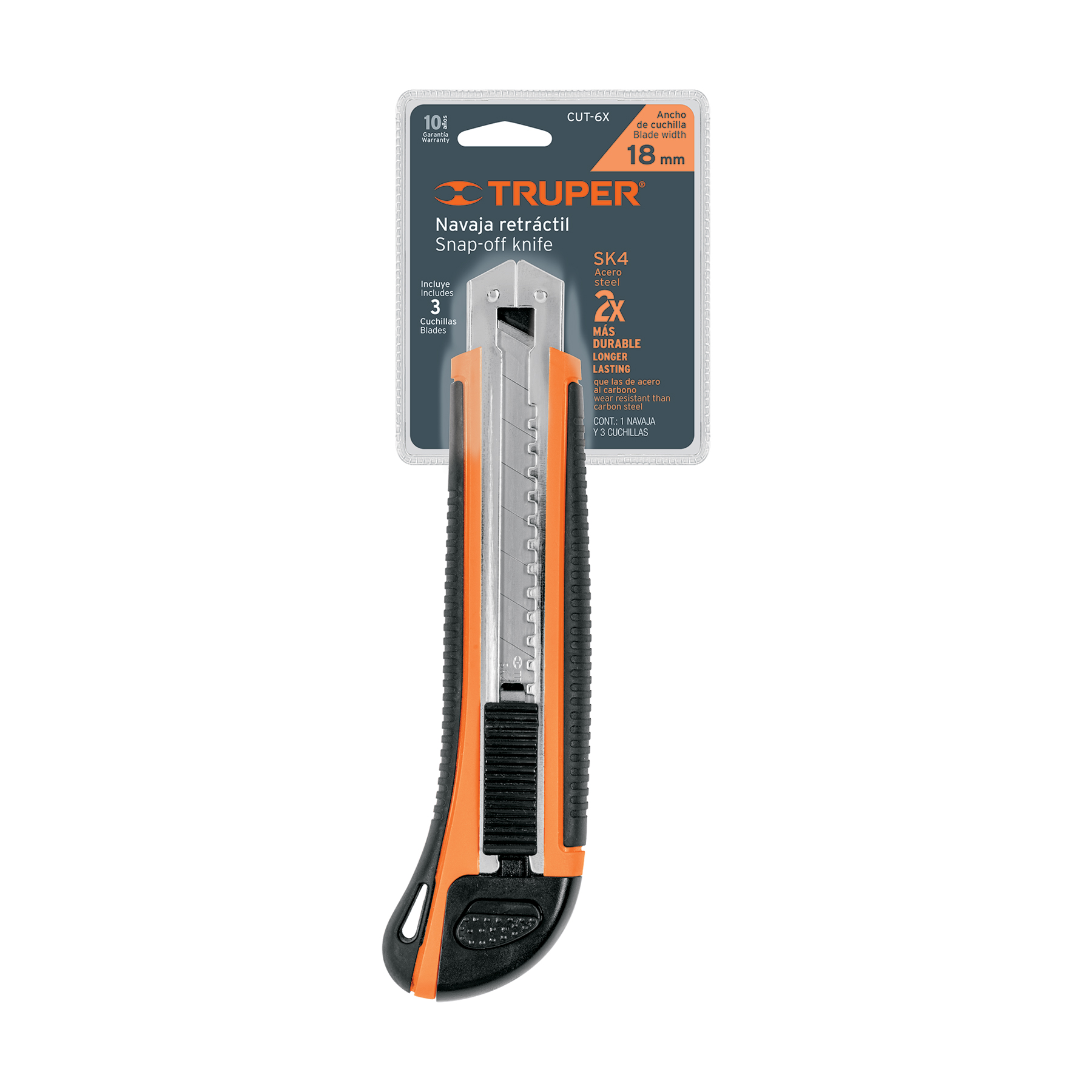 Cutter con Alma Metálica y Grip 6" Cod:16977 M/Truper